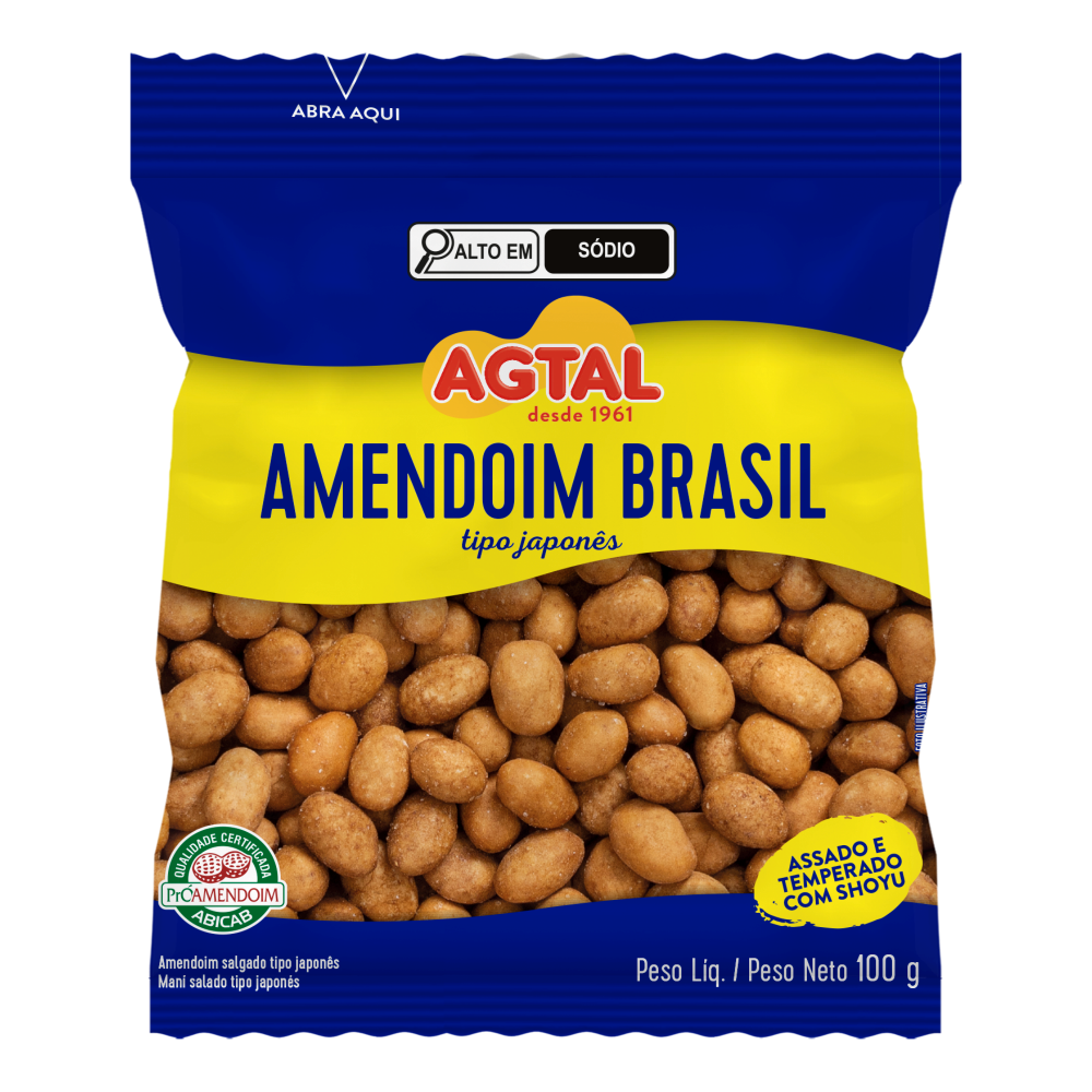 Amendoim Brasil Agtal 100g