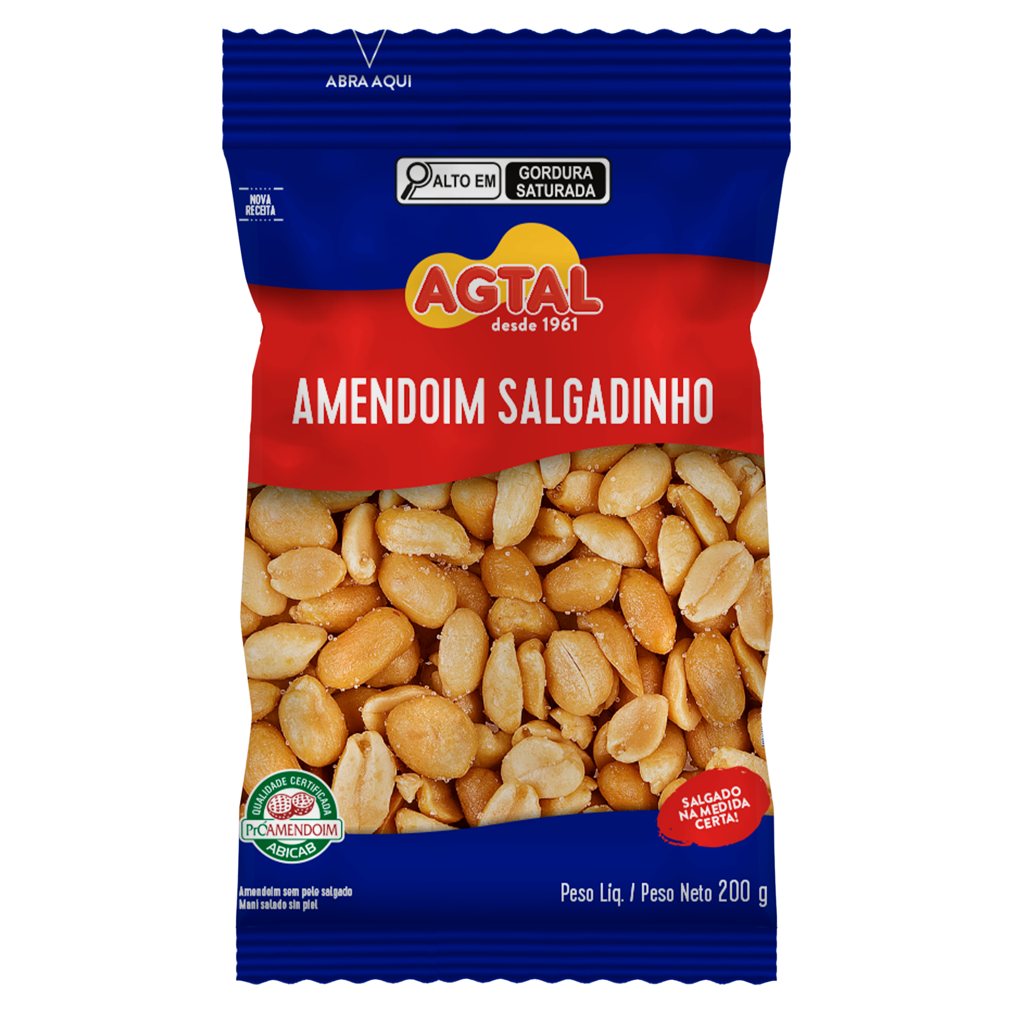 Amendoim Salgadinho Agtal 200g