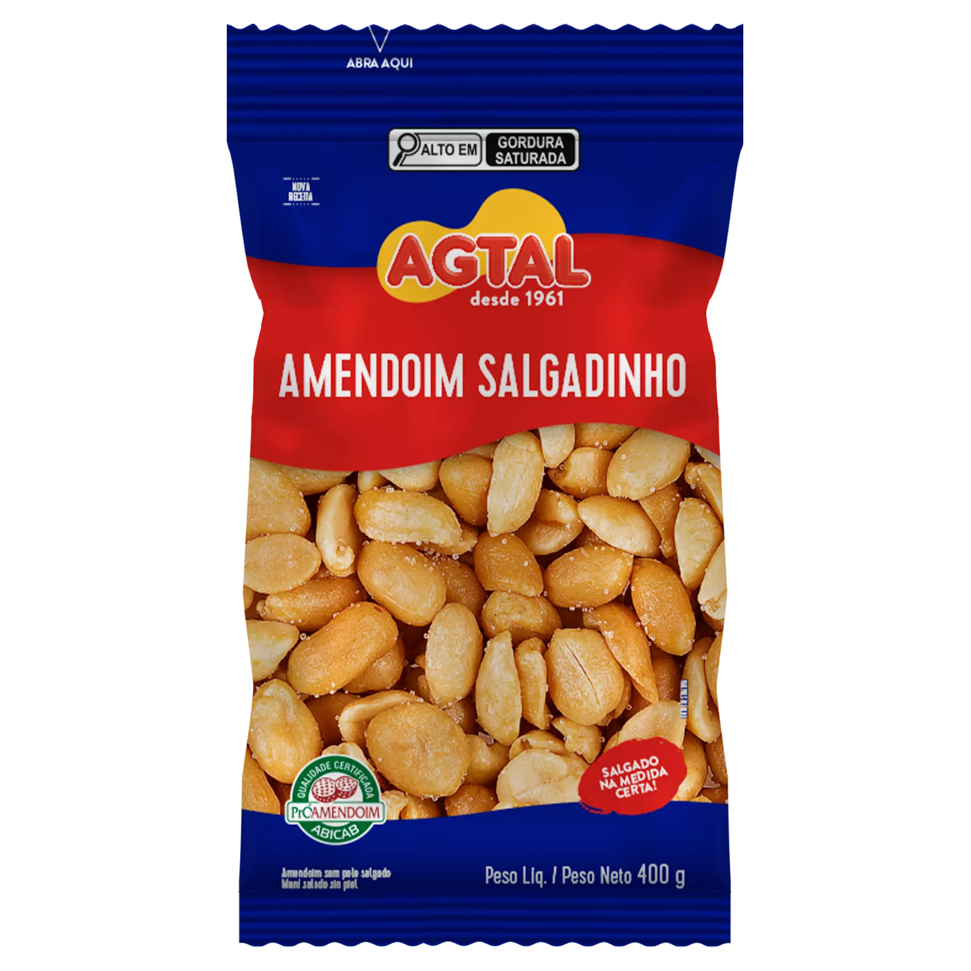 Amendoim Salgadinho Agtal 400g