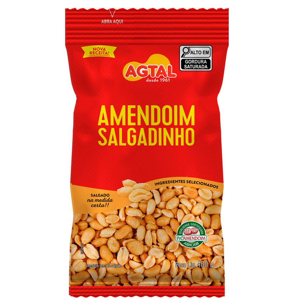 Amendoim Salgadinho Agtal 400g