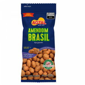 Nova embalagem Amendoim Brasil 100g