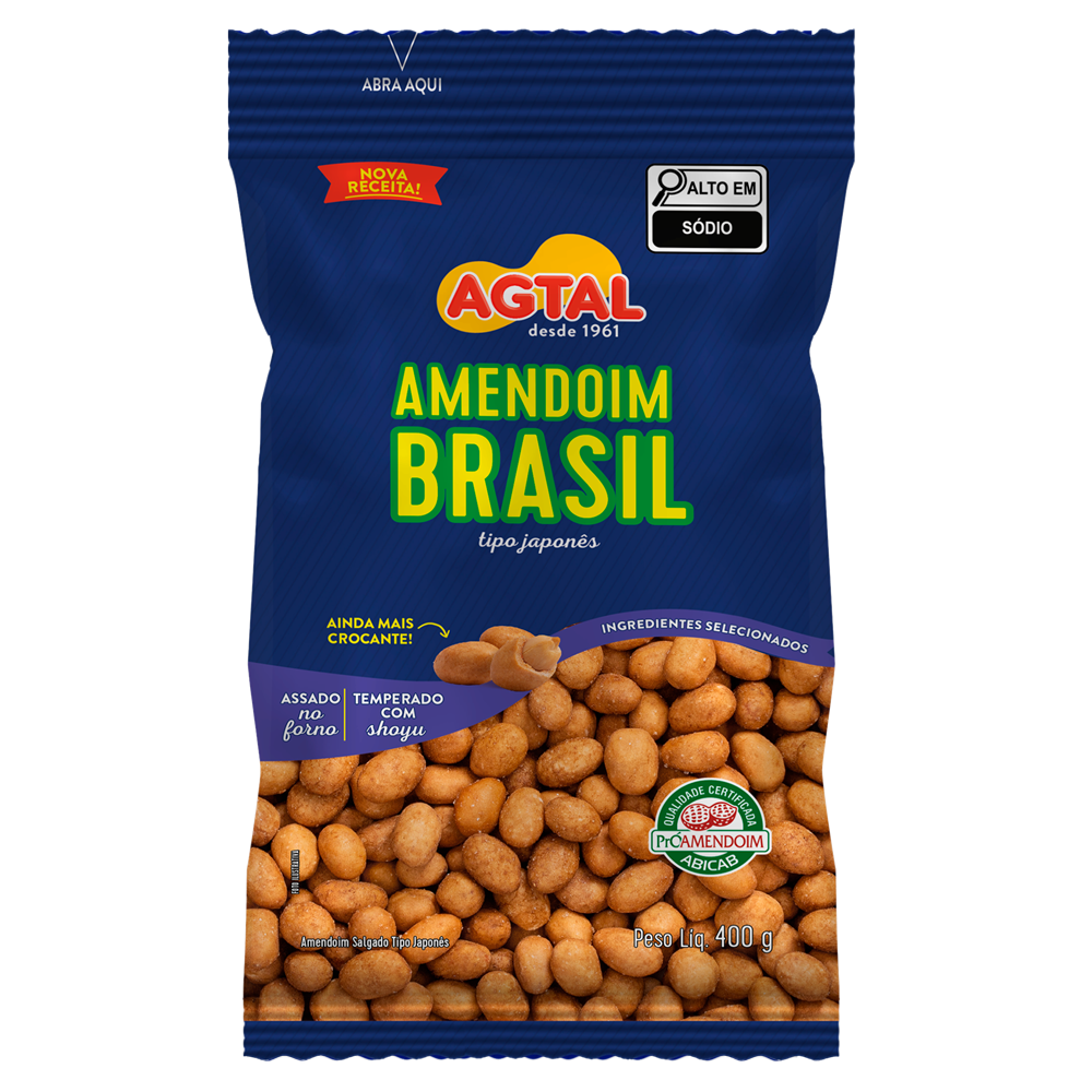 Amendoim Brasil Agtal 400g