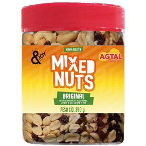 Nova embalagem Pote Mixed Nuts 350g