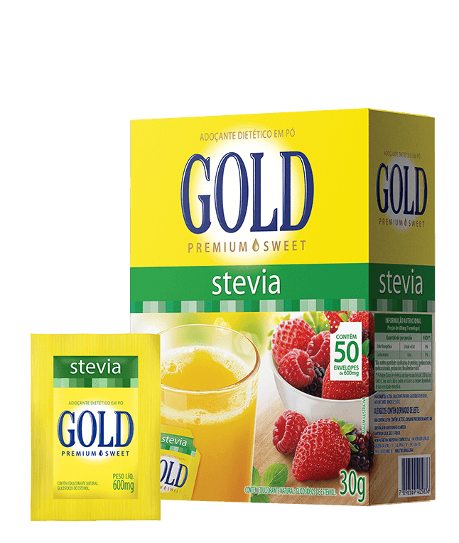 Imagem Gold Stevia | Caixa + Sachê | Galeria 01 | Enova Foods