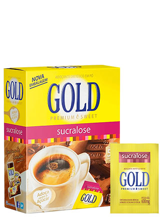 Imagem Gold Sucralose | Packshot | Enova Foods