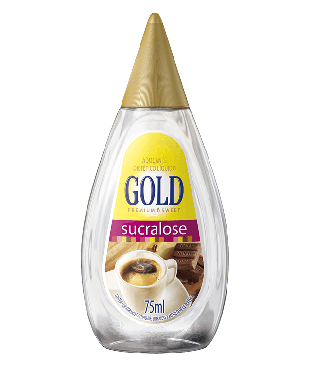 Imagem Packshot Gold Sucralose 75ml | Enoova Foods