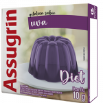 Gelatina Assugrin Uva 10g