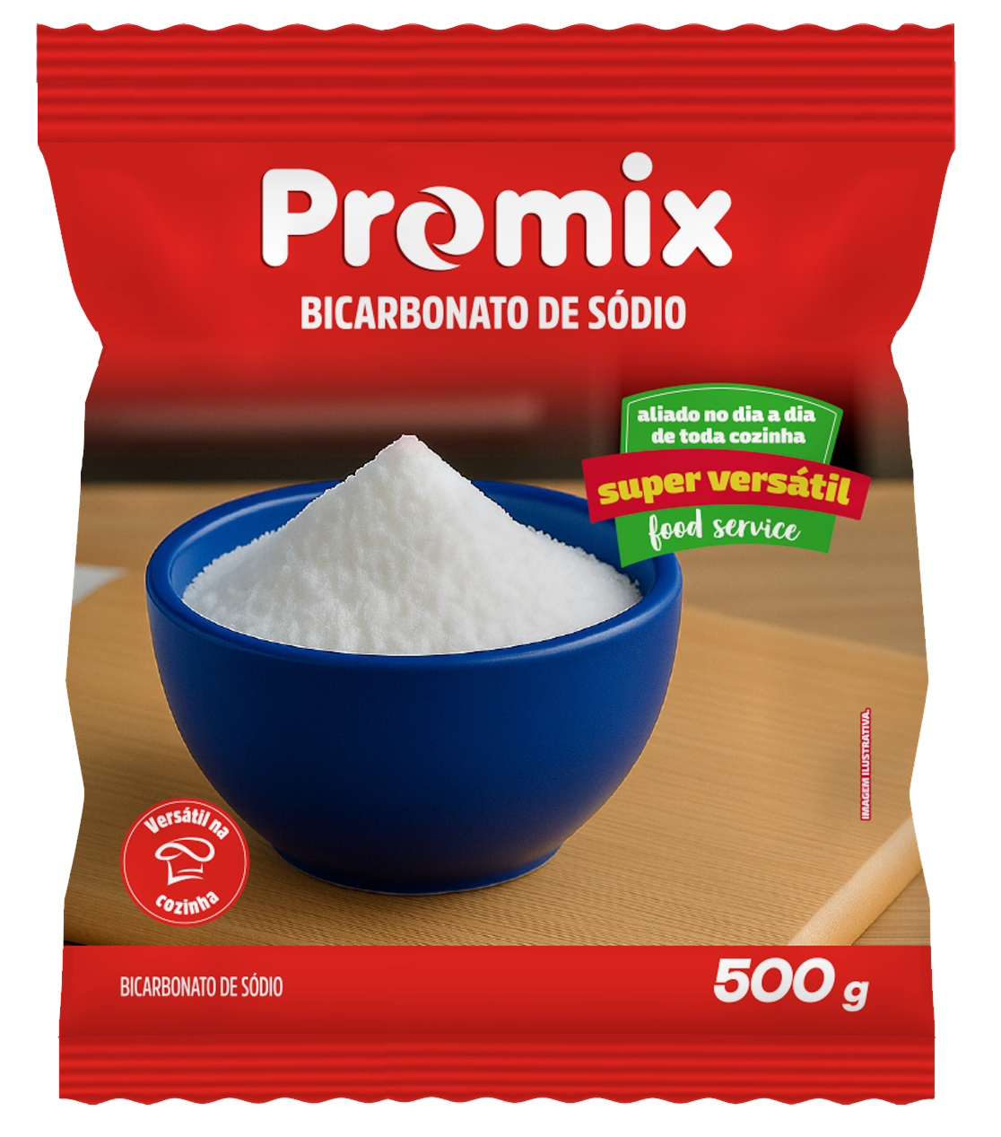Bicarbonato de sódio - Frente