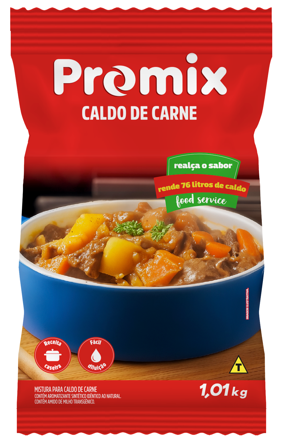 Caldo de carne - Frente