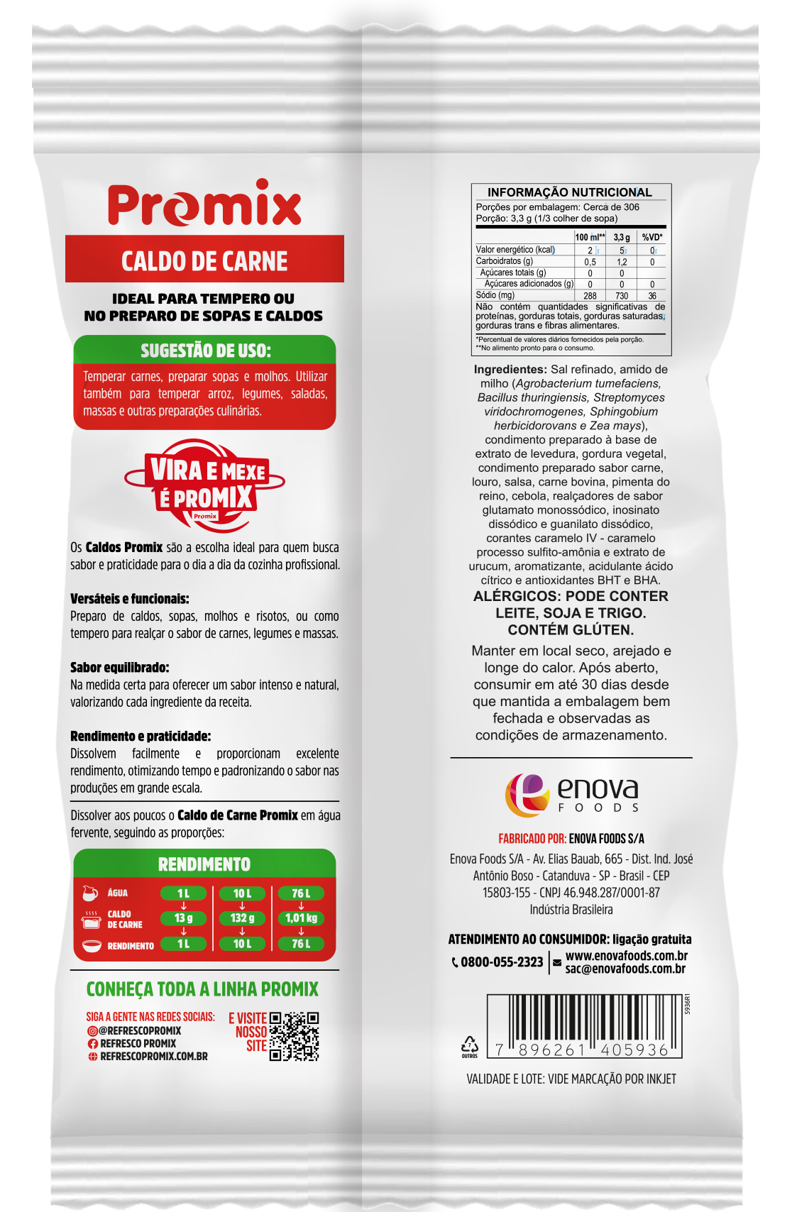 Caldo de carne - Verso