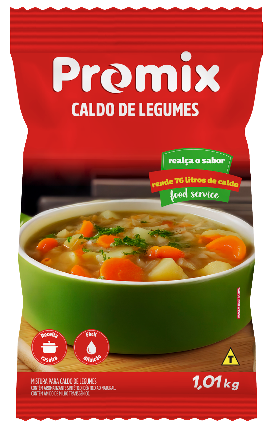 Caldo de legumes - Frente