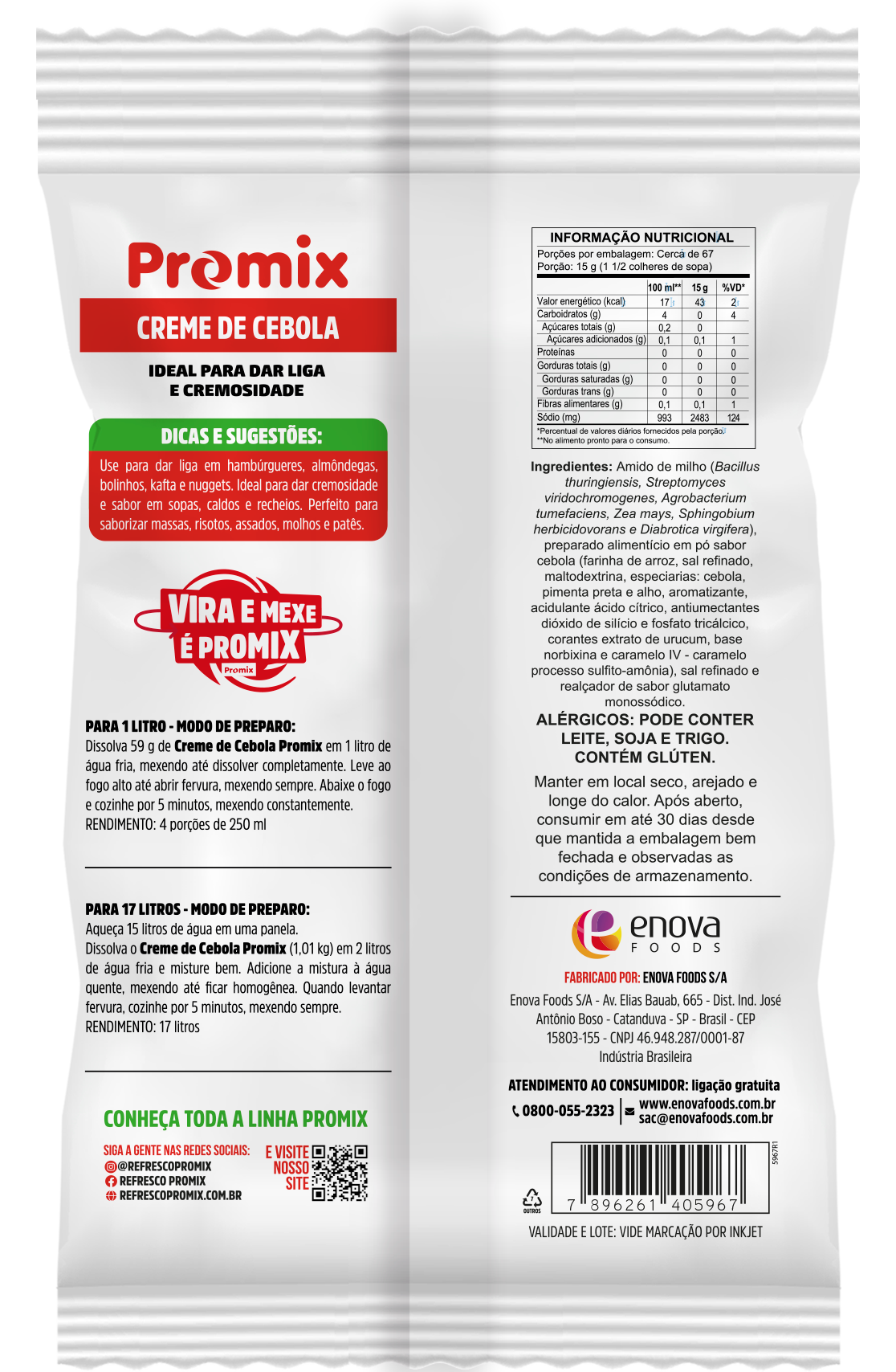 Creme de cebola - Verso