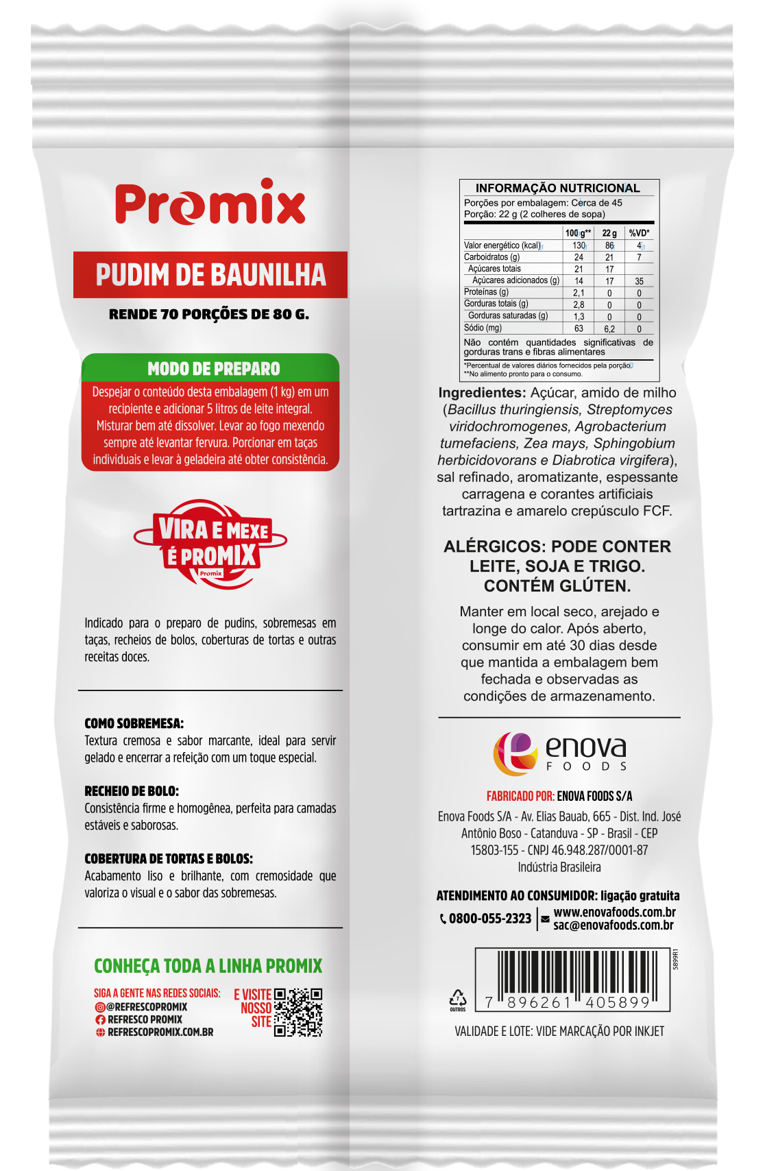 Pudim de baunilha - Verso